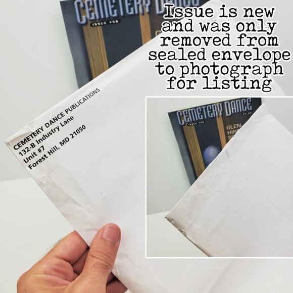 Cemetery Dance Horror Magazine Glen Hirshberg Special Issue #56 2006 Unread - Picture 3 of 10